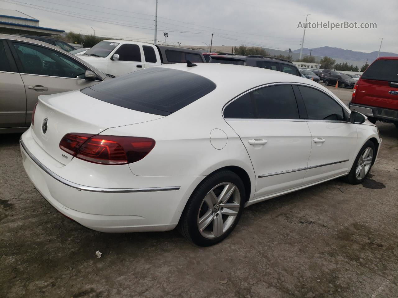 2014 Volkswagen Cc Sport White vin: WVWBP7ANXEE523088