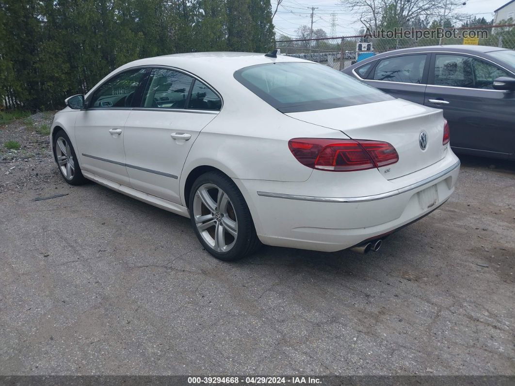 2014 Volkswagen Cc 2.0t R-line White vin: WVWBP7ANXEE525634