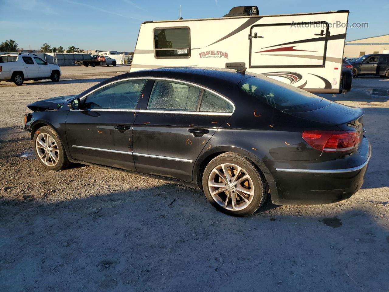 2016 Volkswagen Cc Base Black vin: WVWBP7ANXGE501546