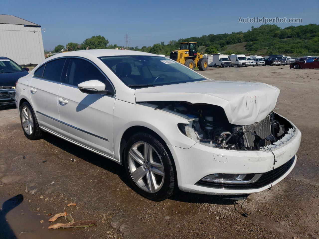 2016 Volkswagen Cc Base White vin: WVWBP7ANXGE504835