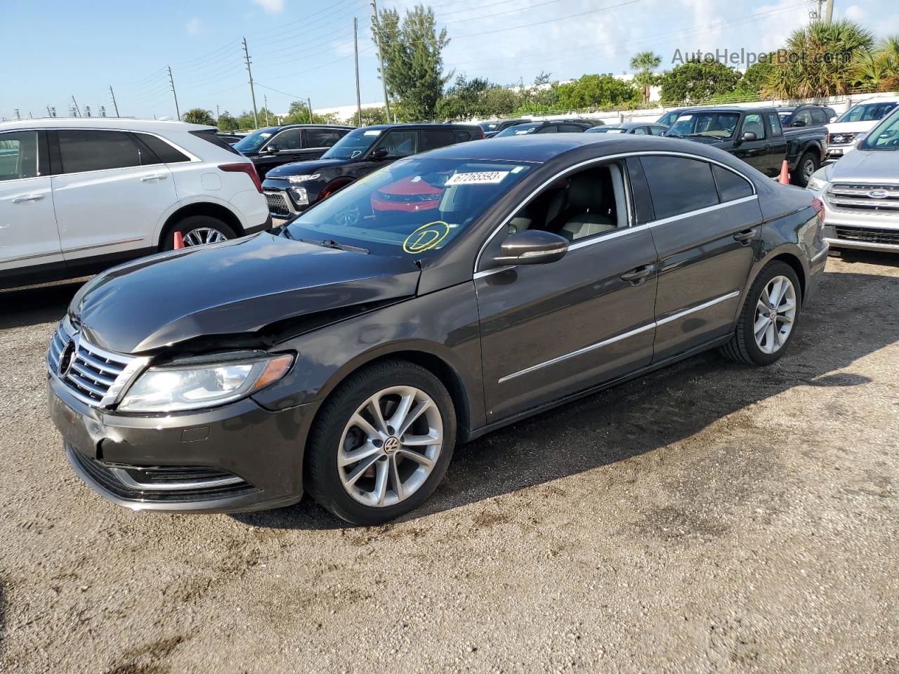 2016 Volkswagen Cc Base Brown vin: WVWBP7ANXGE510005