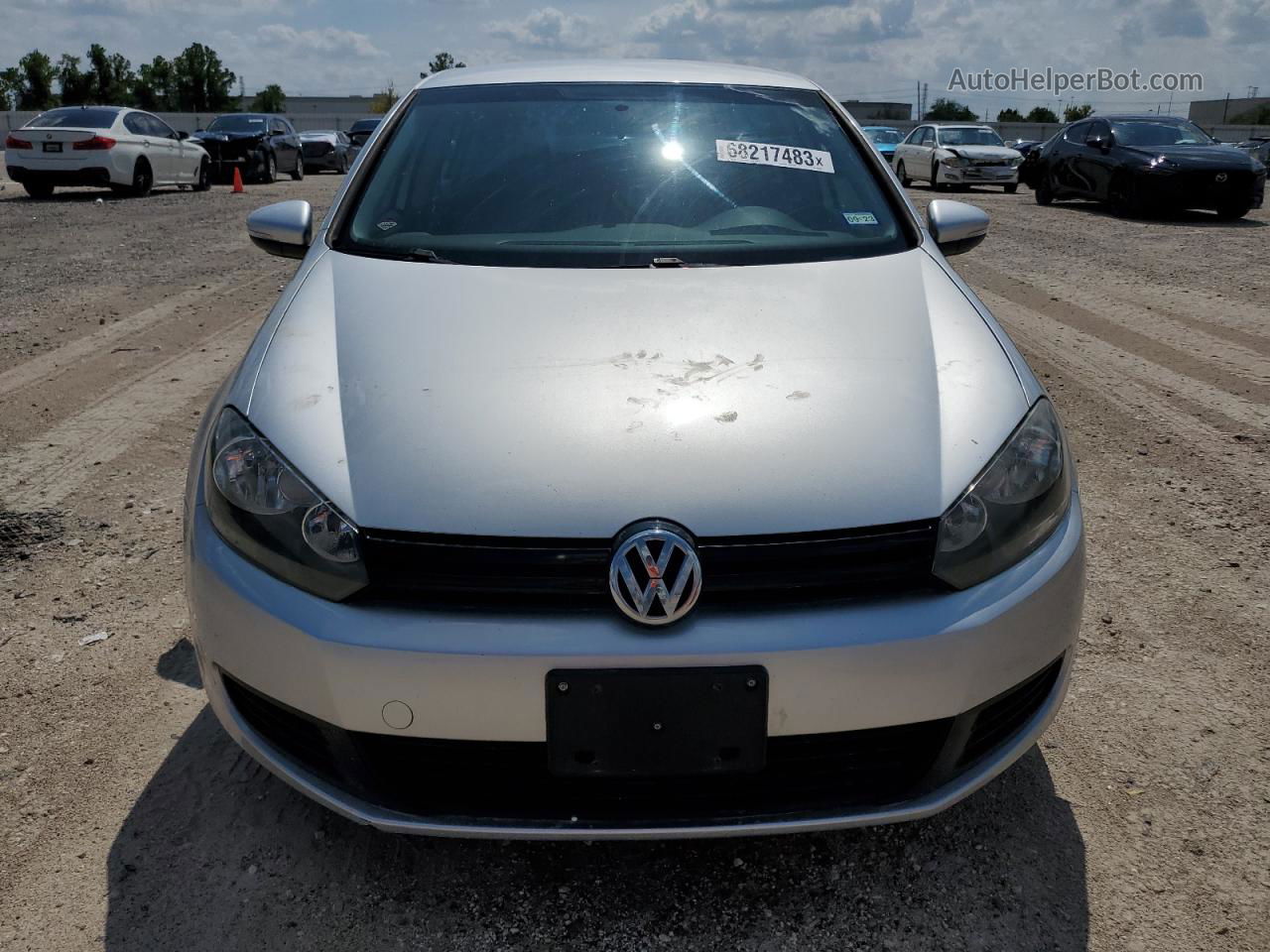 2014 Volkswagen Golf  Серебряный vin: WVWDB7AJ0EW009006