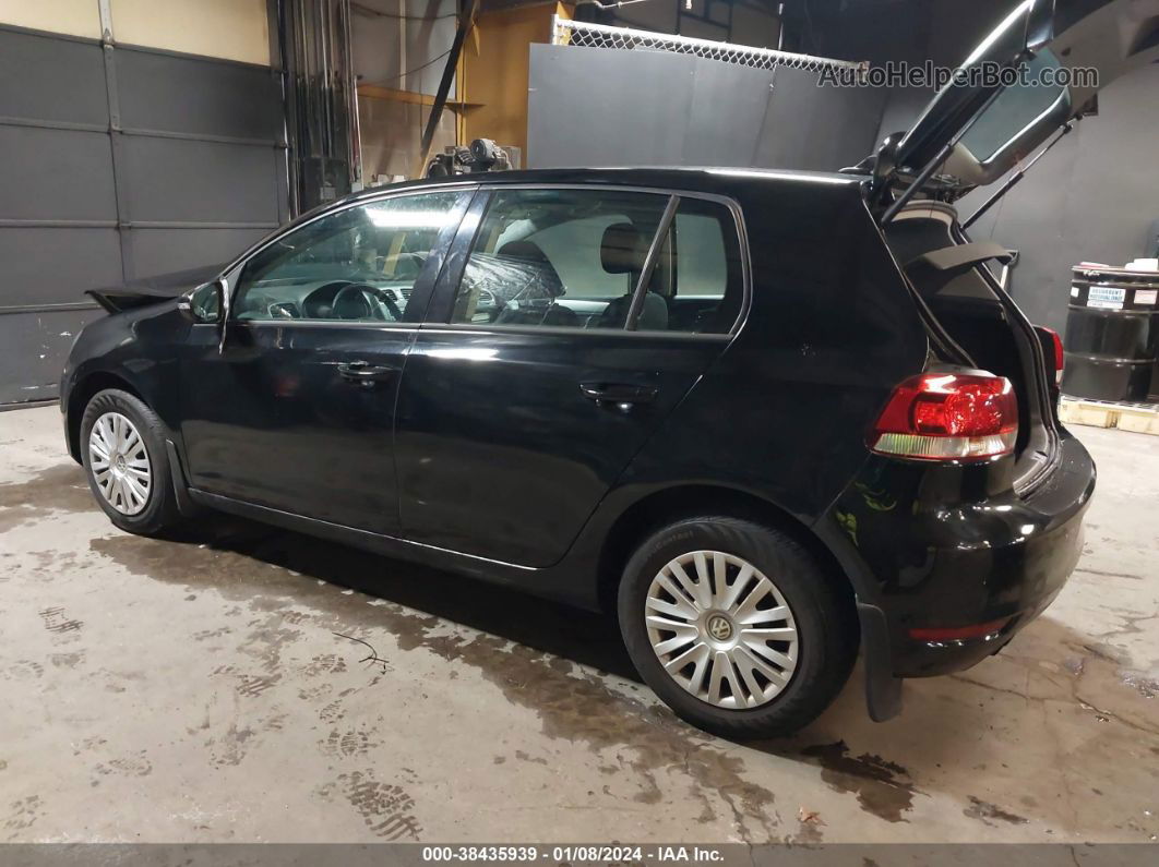 2014 Volkswagen Golf 2.5l Черный vin: WVWDB7AJ1EW010763