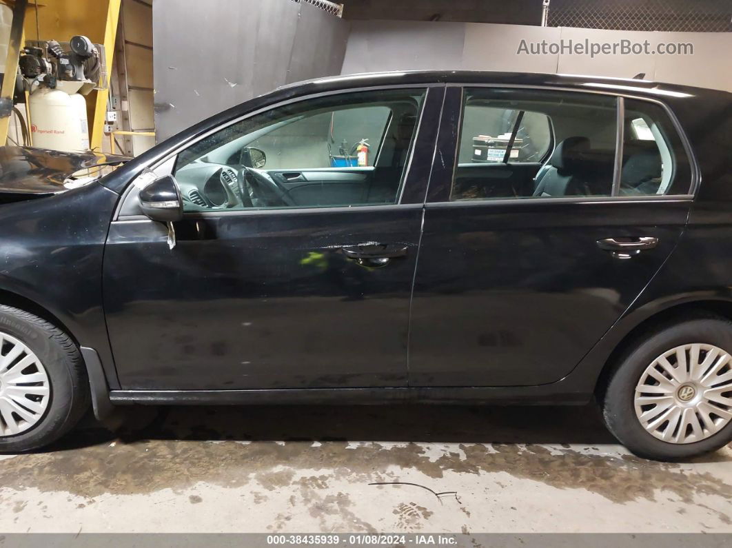 2014 Volkswagen Golf 2.5l Black vin: WVWDB7AJ1EW010763