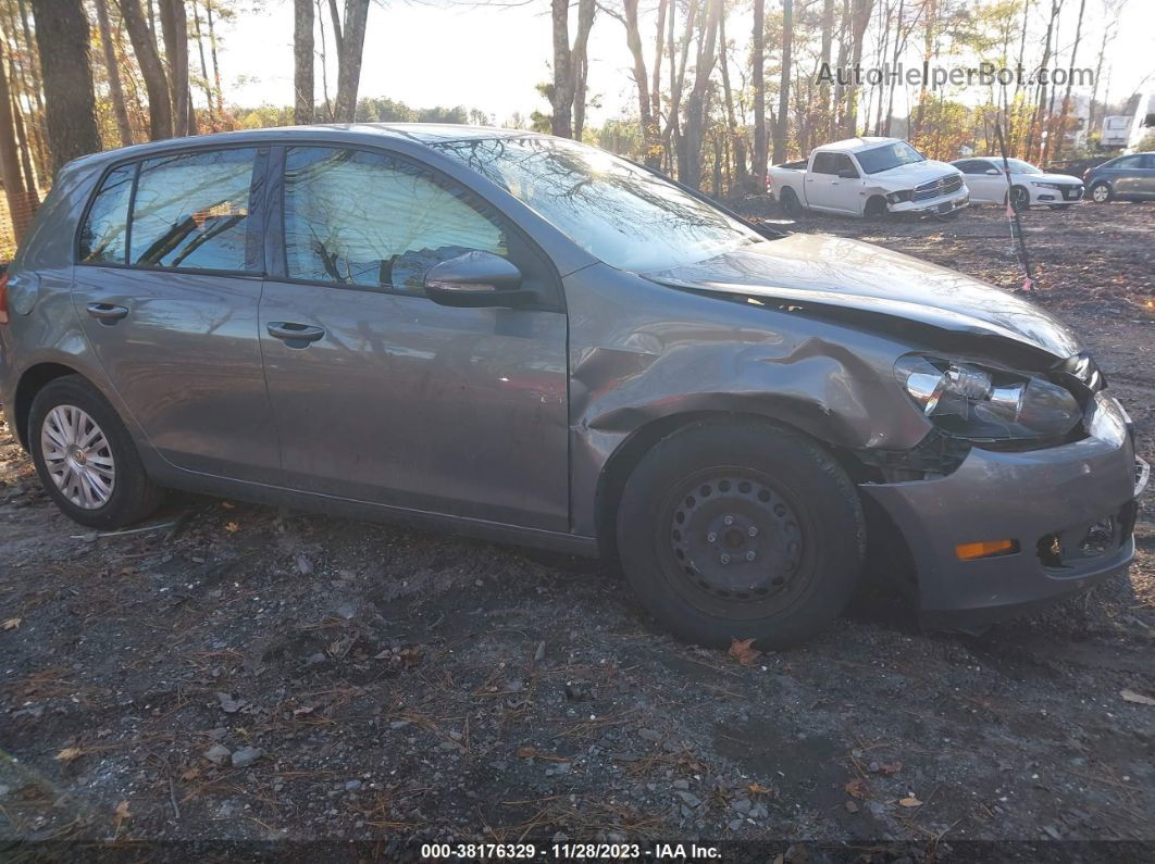 2014 Volkswagen Golf 2.5l Gray vin: WVWDB7AJ3EW003054