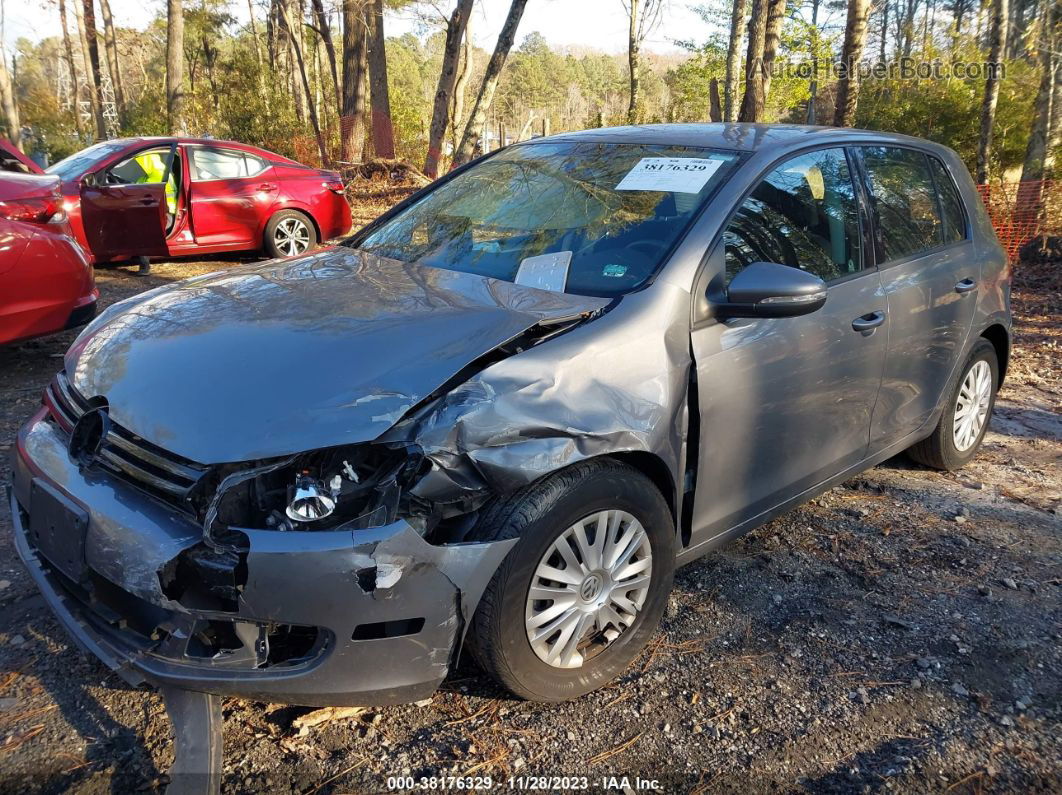 2014 Volkswagen Golf 2.5l Gray vin: WVWDB7AJ3EW003054