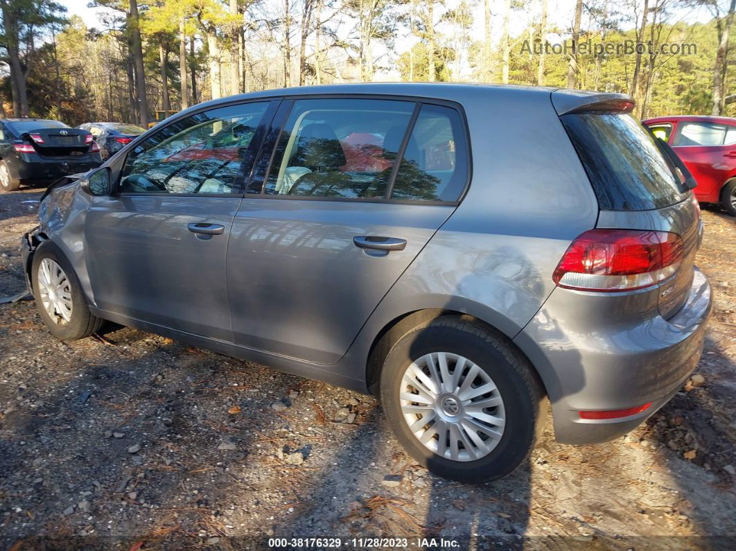 2014 Volkswagen Golf 2.5l Gray vin: WVWDB7AJ3EW003054