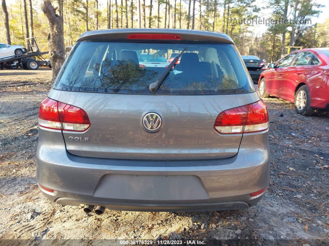 2014 Volkswagen Golf 2.5l Gray vin: WVWDB7AJ3EW003054