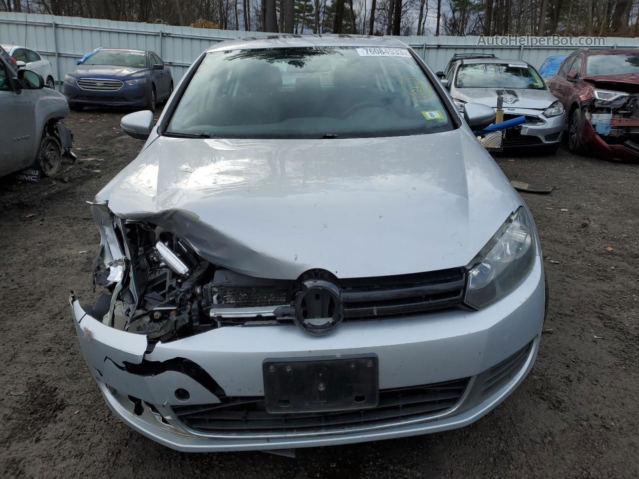 2014 Volkswagen Golf  Silver vin: WVWDB7AJ3EW010909