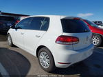 2014 Volkswagen Golf 2.5l White vin: WVWDB7AJ4EW011681