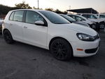 2014 Volkswagen Golf  White vin: WVWDB7AJ5EW008272