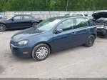 2014 Volkswagen Golf 2.5l Blue vin: WVWDB7AJ6EW004537