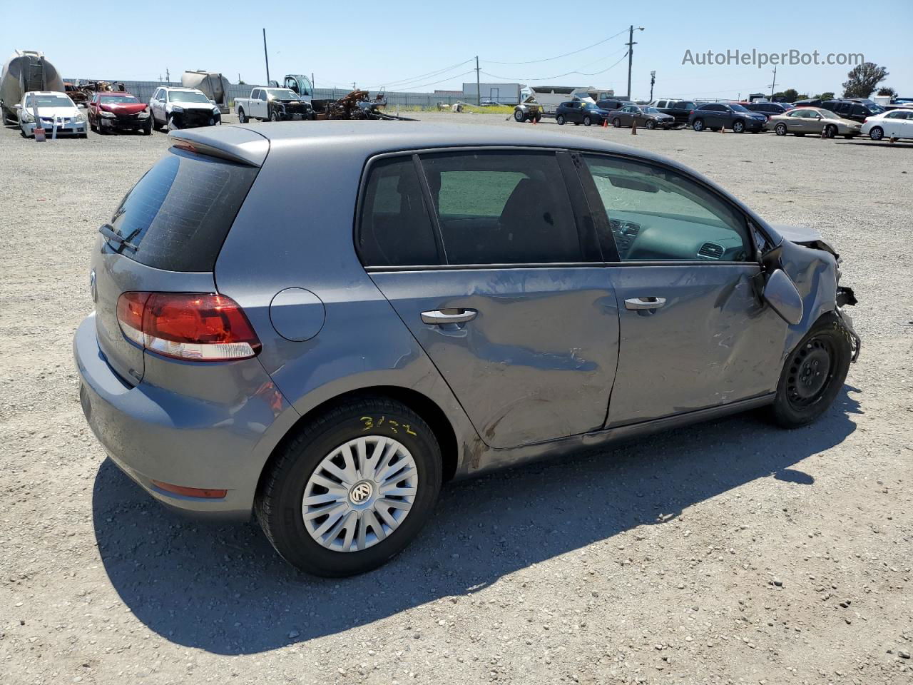 2014 Volkswagen Golf  Charcoal vin: WVWDB7AJ7EW001100