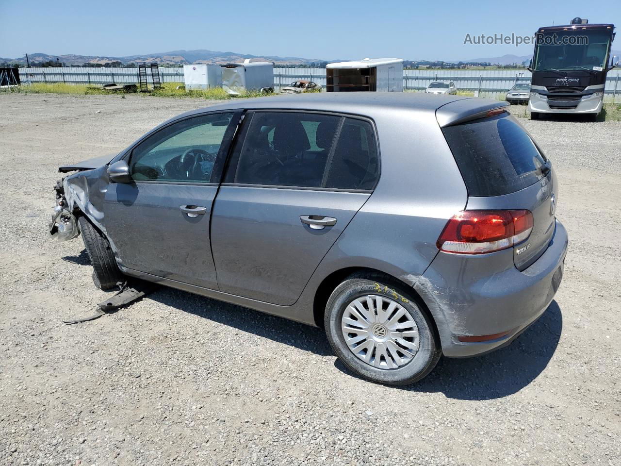 2014 Volkswagen Golf  Угольный vin: WVWDB7AJ7EW001100