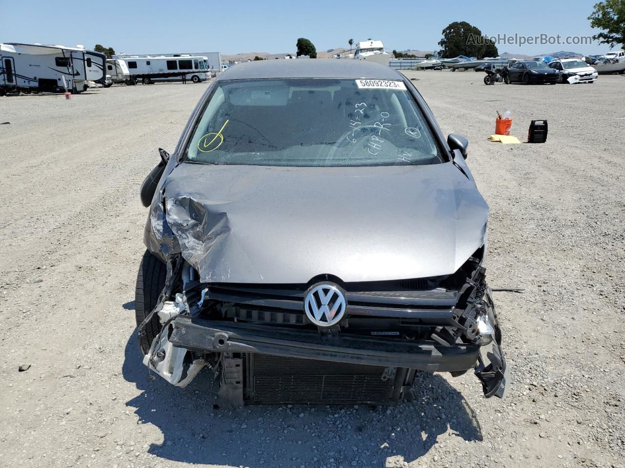 2014 Volkswagen Golf  Charcoal vin: WVWDB7AJ7EW001100