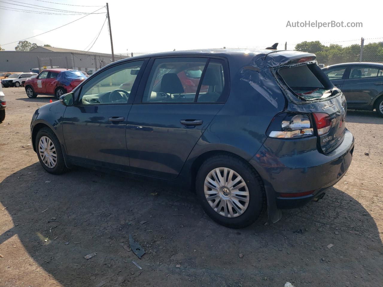 2014 Volkswagen Golf  Серый vin: WVWDB7AJ7EW004756