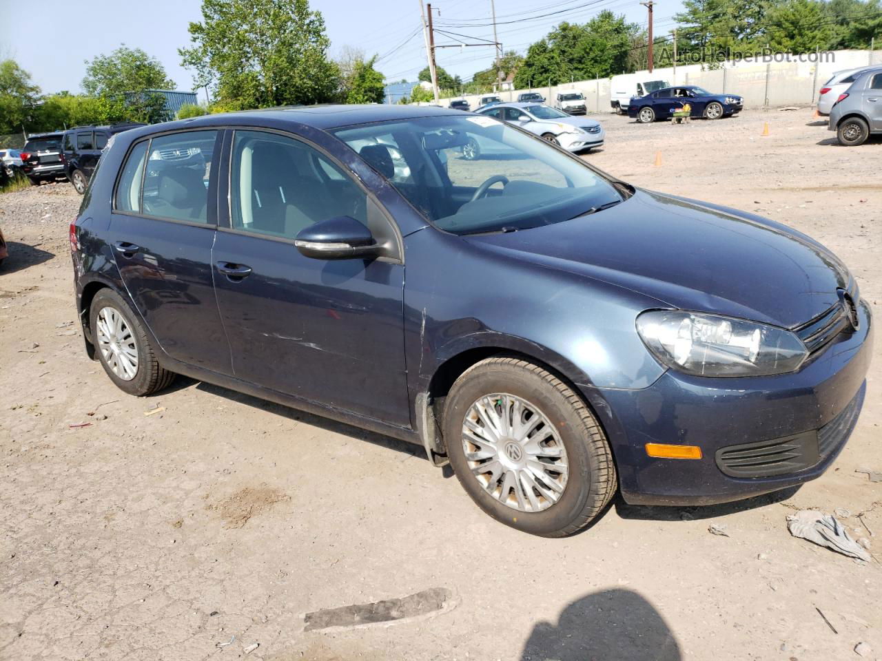 2014 Volkswagen Golf  Gray vin: WVWDB7AJ7EW004756