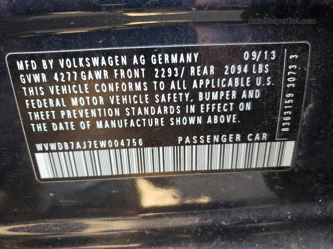 2014 Volkswagen Golf  Gray vin: WVWDB7AJ7EW004756