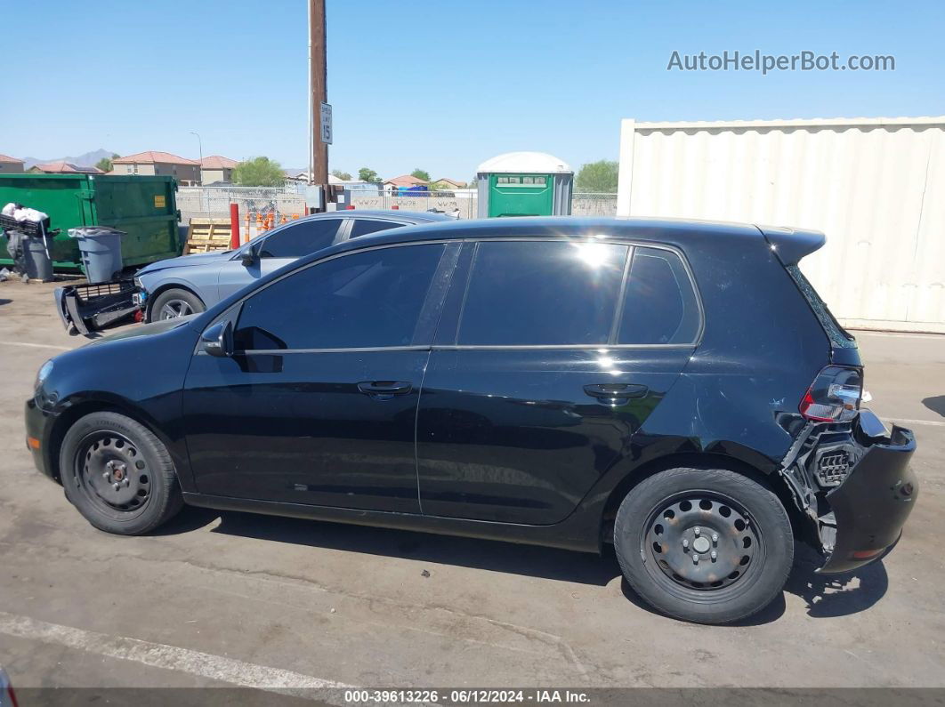 2014 Volkswagen Golf 2.5l Black vin: WVWDB7AJ7EW009214