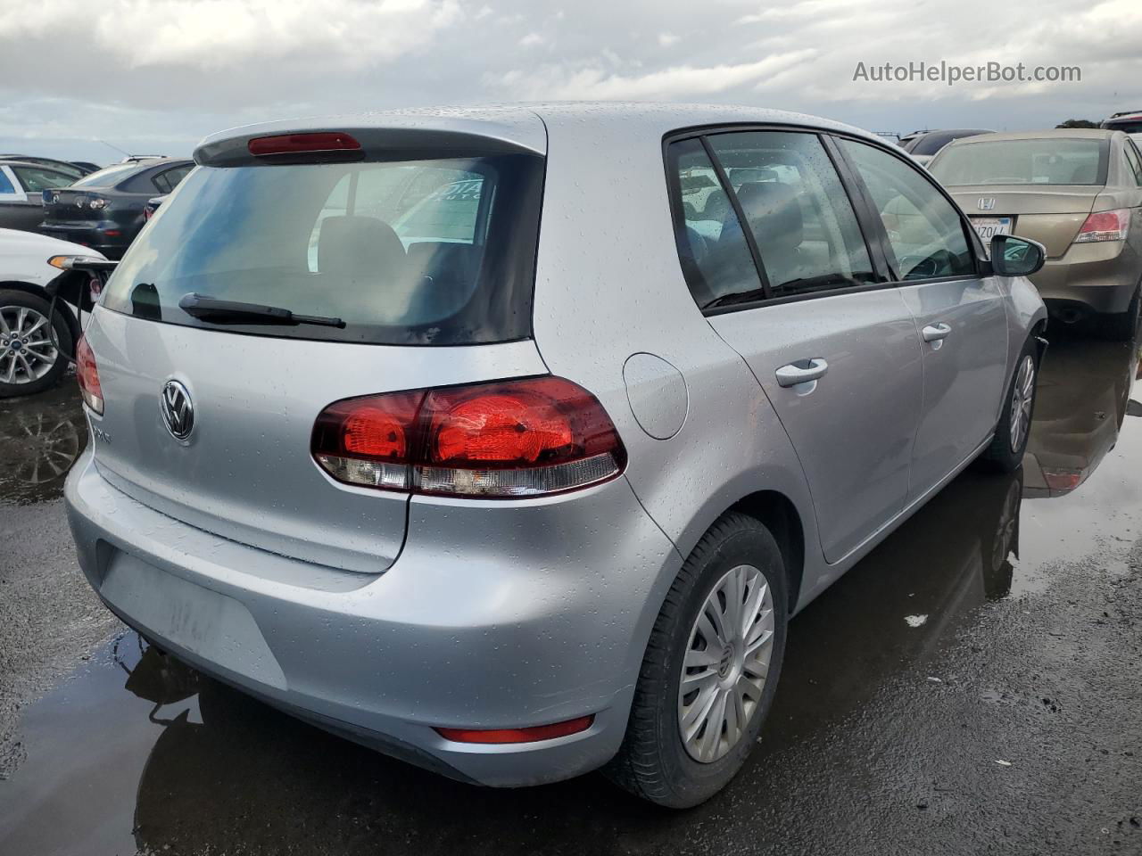 2014 Volkswagen Golf  Серый vin: WVWDB7AJ7EW009696