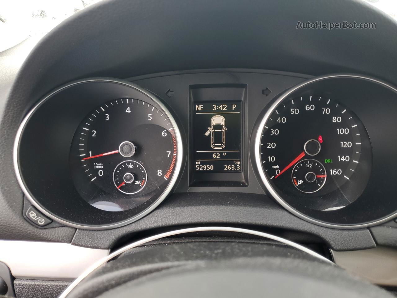 2014 Volkswagen Golf  Серый vin: WVWDB7AJ7EW009696