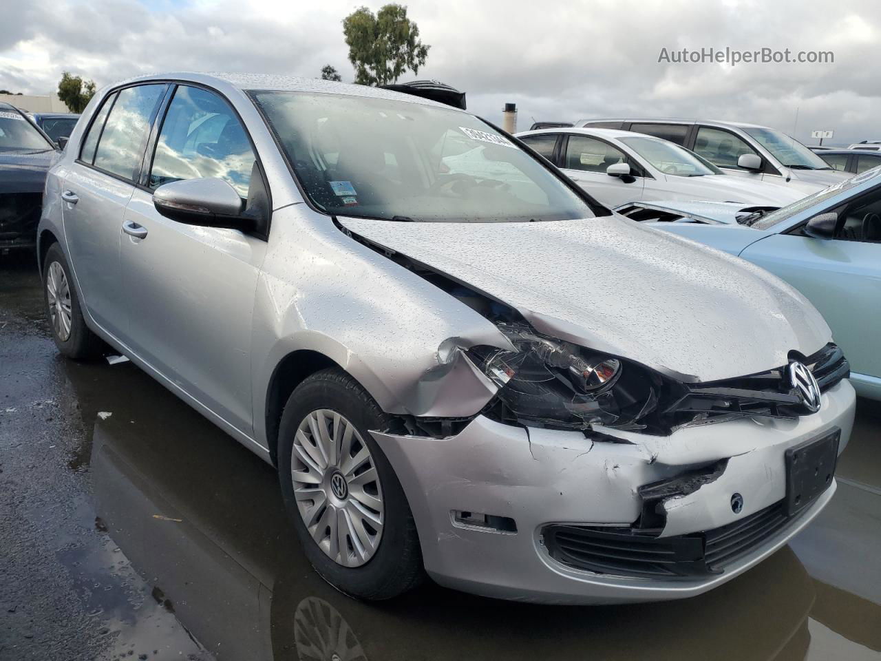 2014 Volkswagen Golf  Gray vin: WVWDB7AJ7EW009696