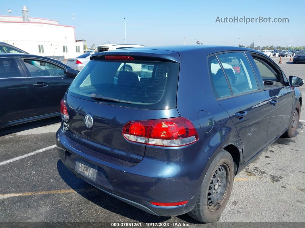 2014 Volkswagen Golf   Dark Blue vin: WVWDB7AJ7EW010637