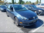 2014 Volkswagen Golf   Dark Blue vin: WVWDB7AJ7EW010637