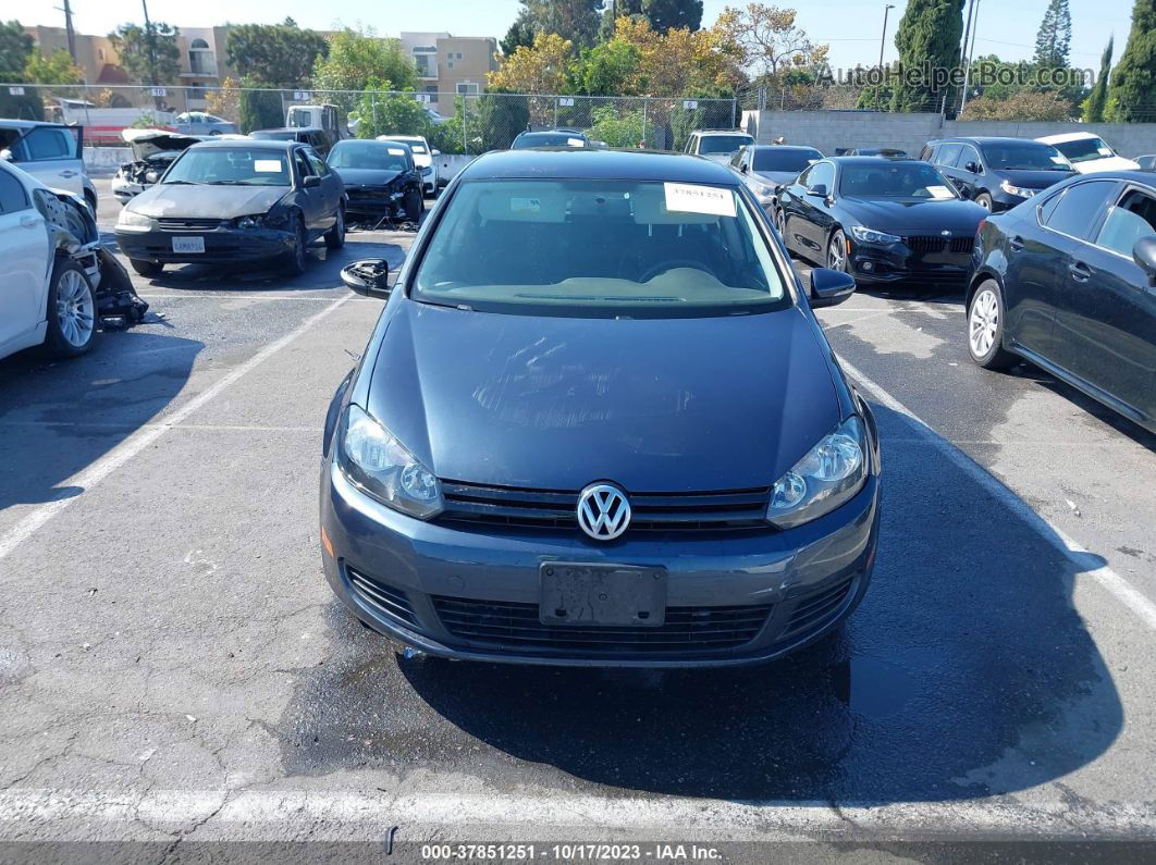 2014 Volkswagen Golf   Dark Blue vin: WVWDB7AJ7EW010637