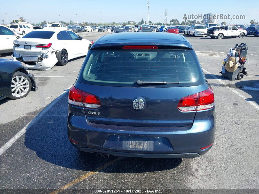 2014 Volkswagen Golf   Dark Blue vin: WVWDB7AJ7EW010637