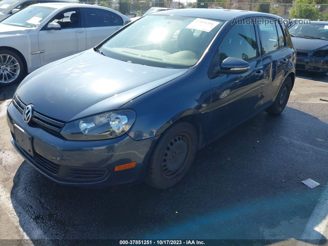 2014 Volkswagen Golf   Dark Blue vin: WVWDB7AJ7EW010637