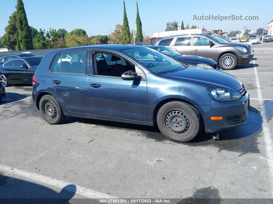 2014 Volkswagen Golf   Dark Blue vin: WVWDB7AJ7EW010637