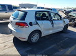 2014 Volkswagen Golf 2.5l White vin: WVWDB7AJ8EW001123