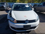 2014 Volkswagen Golf 2.5l White vin: WVWDB7AJ8EW001123