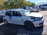 2014 Volkswagen Golf 2.5l White vin: WVWDB7AJ8EW001123