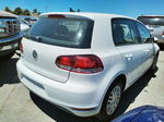 2014 Volkswagen Golf  White vin: WVWDB7AJ8EW003485