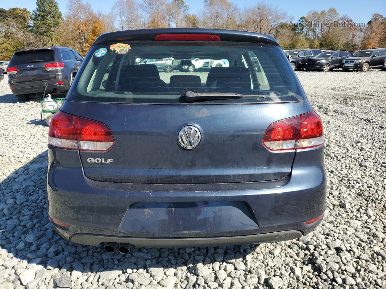 2014 Volkswagen Golf  Blue vin: WVWDB7AJ8EW007780