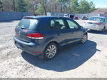 2014 Volkswagen Golf 2.5l Blue vin: WVWDB7AJ8EW009772