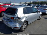 2014 Volkswagen Golf 2.5l Silver vin: WVWDB7AJ9EW000899