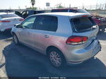 2014 Volkswagen Golf 2.5l Silver vin: WVWDB7AJ9EW000899