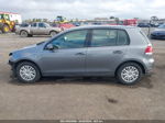 2014 Volkswagen Golf 2.5l Gray vin: WVWDB7AJ9EW009120