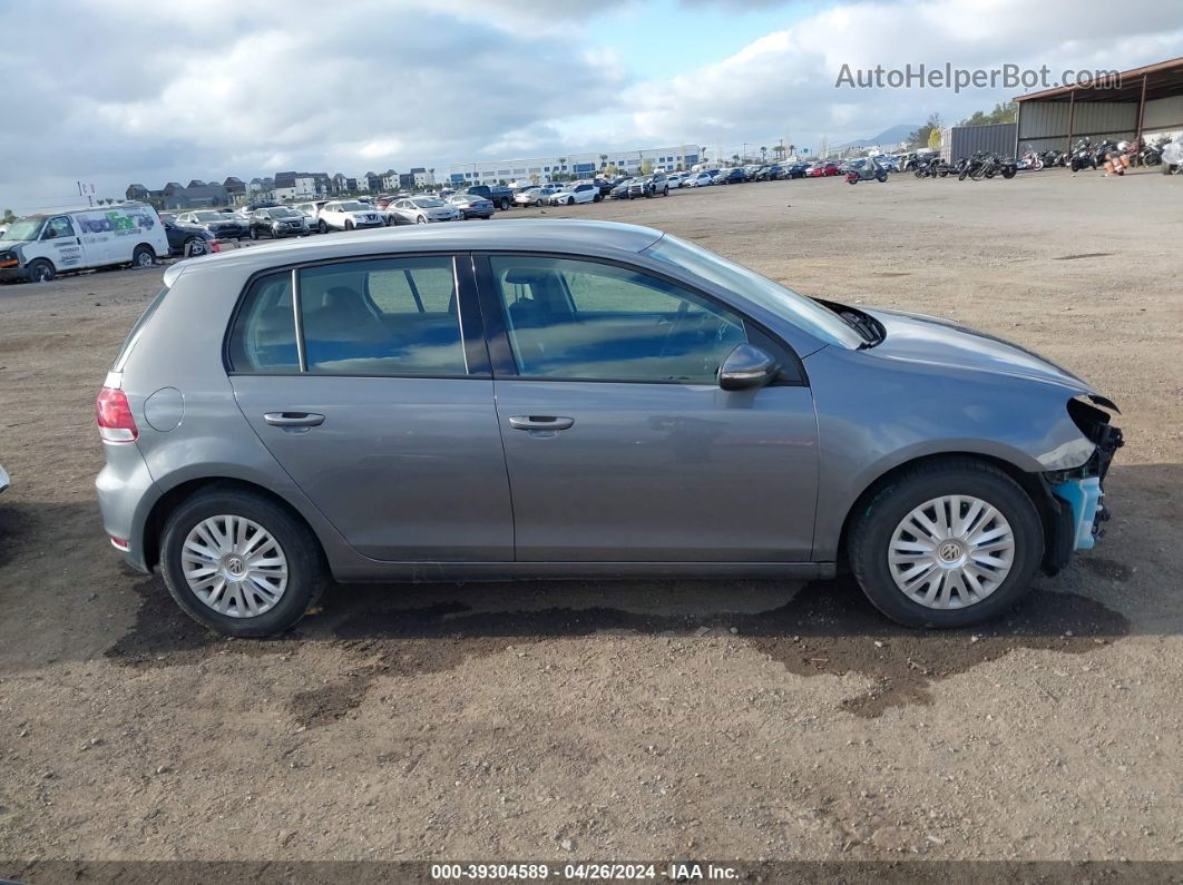 2014 Volkswagen Golf 2.5l Gray vin: WVWDB7AJ9EW009120