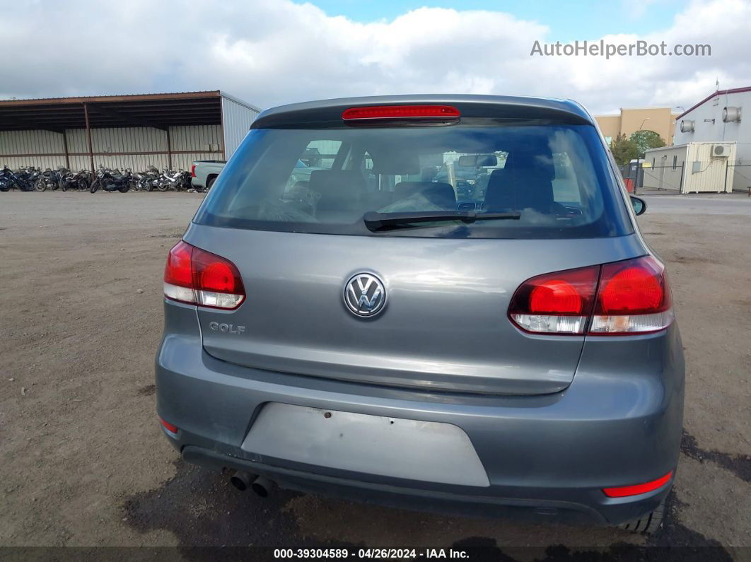 2014 Volkswagen Golf 2.5l Gray vin: WVWDB7AJ9EW009120