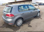 2014 Volkswagen Golf 2.5l Gray vin: WVWDB7AJ9EW009120