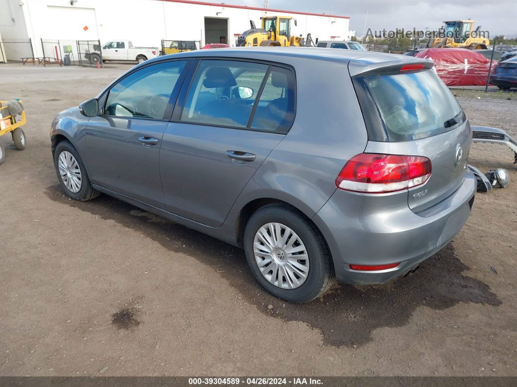 2014 Volkswagen Golf 2.5l Gray vin: WVWDB7AJ9EW009120