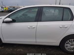 2014 Volkswagen Golf 2.5l White vin: WVWDB7AJ9EW009666