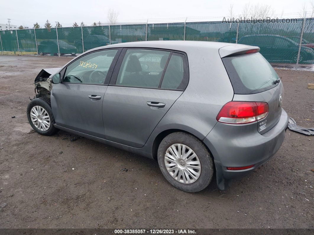 2014 Volkswagen Golf 2.5l Gray vin: WVWDB7AJ9EW011885