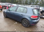 2014 Volkswagen Golf 2.5l Dark Blue vin: WVWDB7AJXEW001348