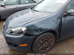 2014 Volkswagen Golf 2.5l Dark Blue vin: WVWDB7AJXEW001348