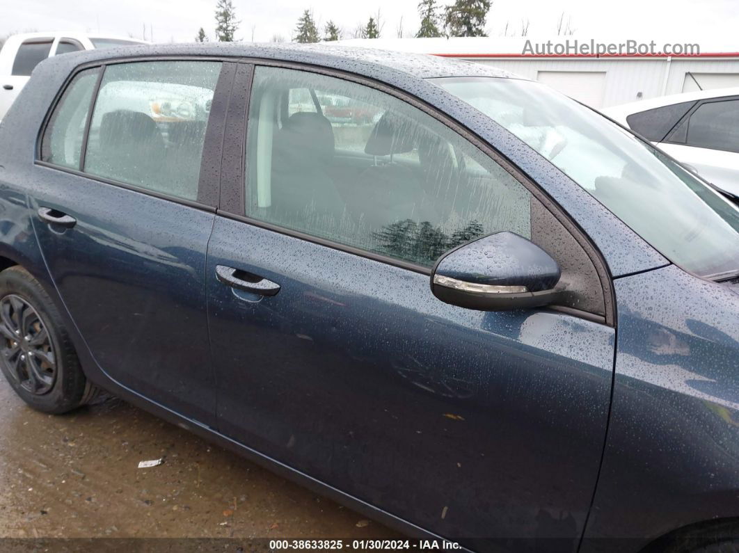 2014 Volkswagen Golf 2.5l Dark Blue vin: WVWDB7AJXEW001348